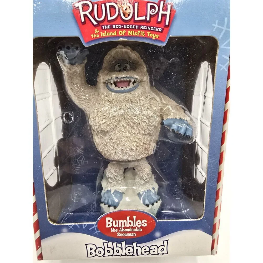 Bumbles the Abominable Snowman Rudolph Red-Nosed Reindeer Bobblehead Figure NEW